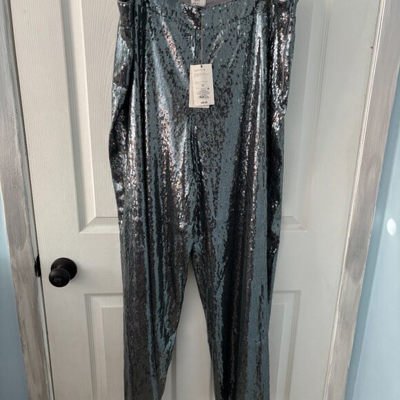 NWT A New Day Blue Sequin Suit - Picture 8 of 8